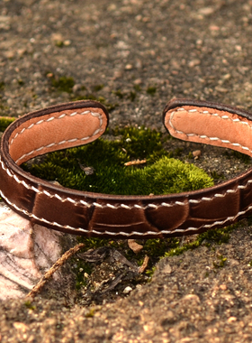 cigar复古风活口可调节皮手环