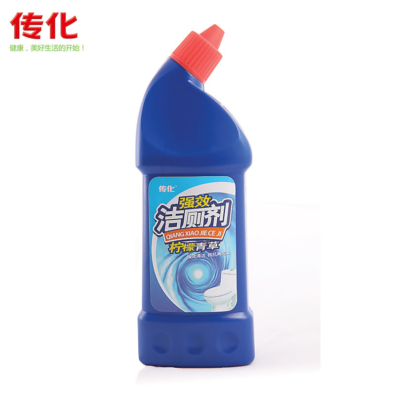 传化柠檬青草家用500g瓶装洁厕剂 传化马桶清洁剂/洁厕剂
