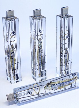 豆记 Creema minne日本手工定制 炼金术师的咸鱼U盘128G创意礼物