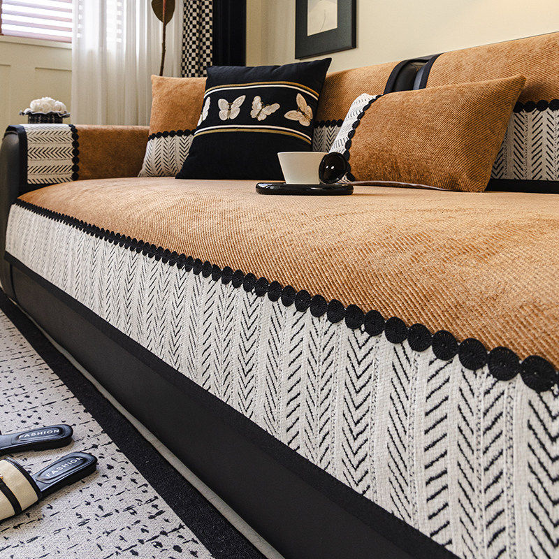 沙发垫子四季通用高级感雪尼尔直排沙发布罩防滑靠背扶手盖布巾,淘宝优惠券,粉丝福利购,淘宝优惠卷