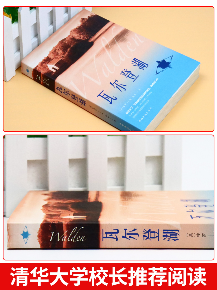 【认准正版】瓦尔登湖正版 梭罗原著 初中高中课外阅读书籍适合初中生小学生看的课外书世界经典名著小说畅销书排行榜李继宏凡尔 - 图0