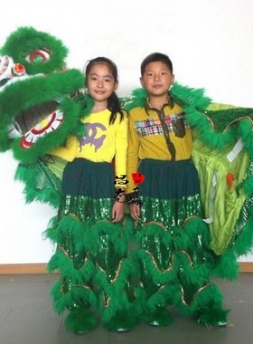 儿童狮头 小孩舞狮 学生狮子 玩具狮头 舞龙狮表演 南狮醒狮正品