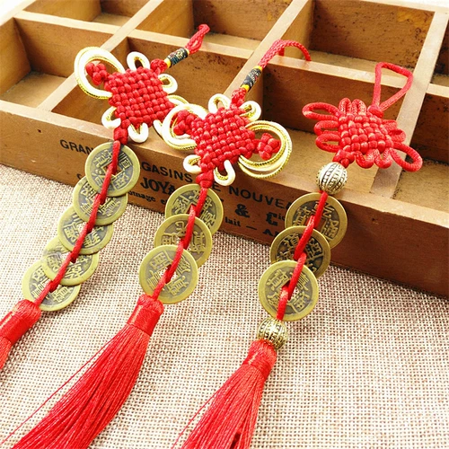 Китайская медная этническая подвеска, бронзовый медный аксессуар, этнический стиль