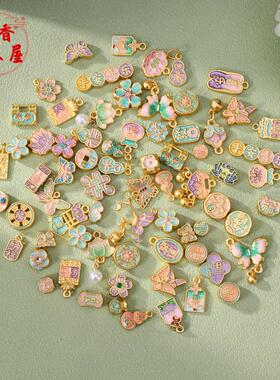 沙金珐琅彩小龙人吊坠