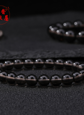 天然茶曜石手串时尚百搭气质单圈