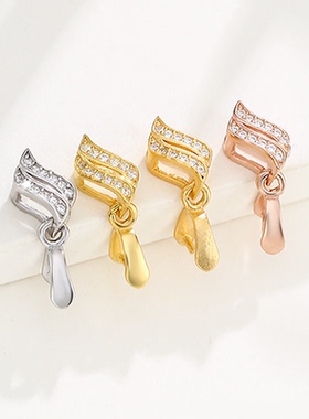 时尚翡翠扣吊坠扣头平安扣夹扣子