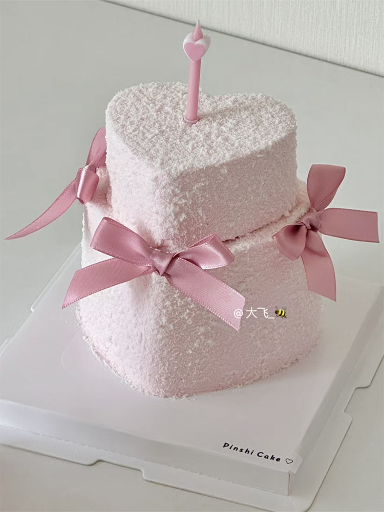 包邮网红ins风韩系芭蕾风蛋糕装饰丝带蝴蝶结仙女爱心生日蜡烛,淘宝优惠券,粉丝福利购,淘宝优惠卷