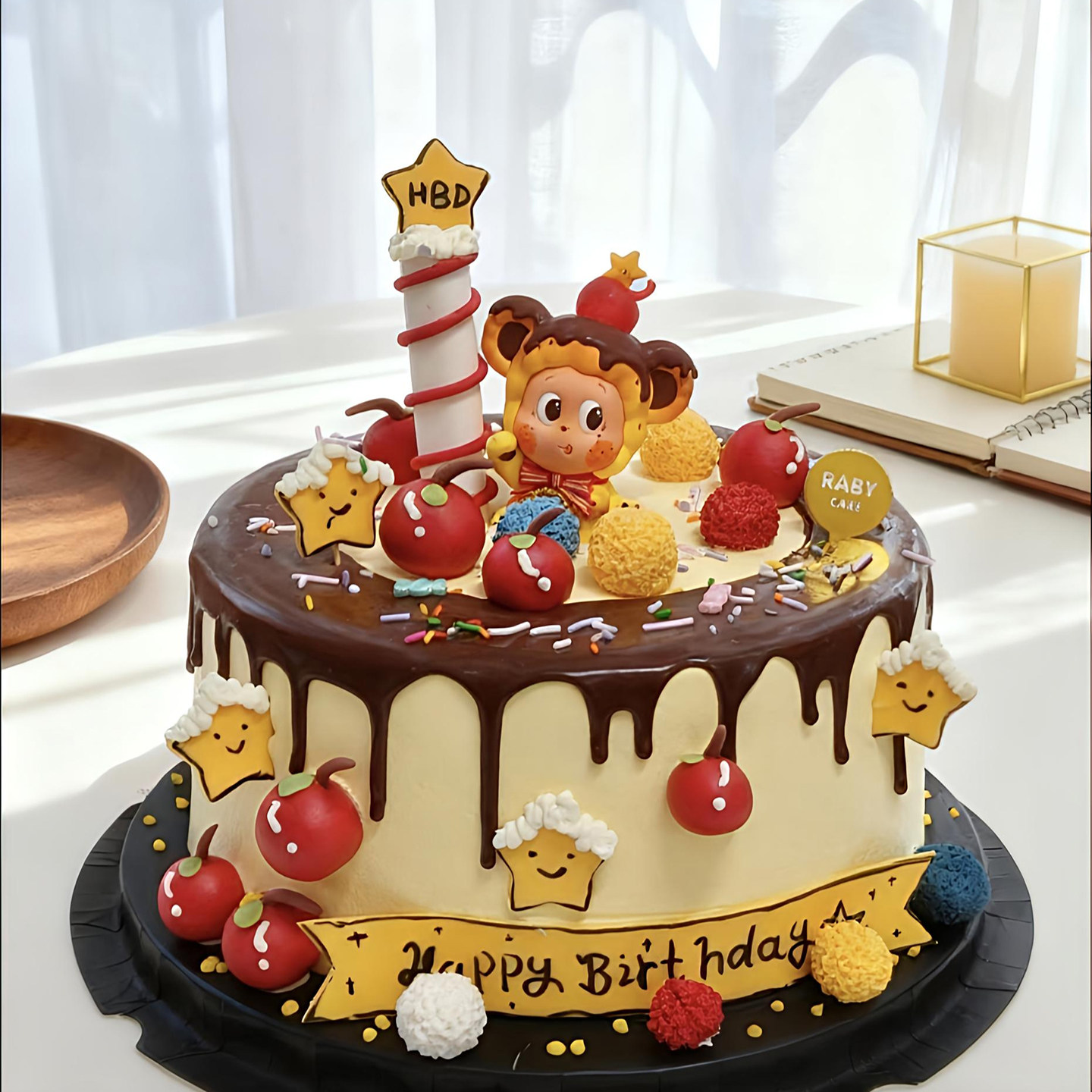 包邮网红烘焙生日蛋糕装饰摆件布丁吹泡泡星星人星仔卡通甜品插件,淘宝优惠券,粉丝福利购,淘宝优惠卷