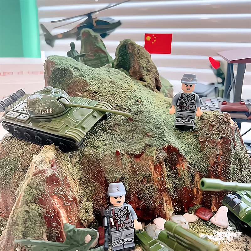 包邮网红男孩军事儿童生日蛋糕装饰摆件坦克直升飞机特种兵插件,淘宝优惠券,粉丝福利购,淘宝优惠卷