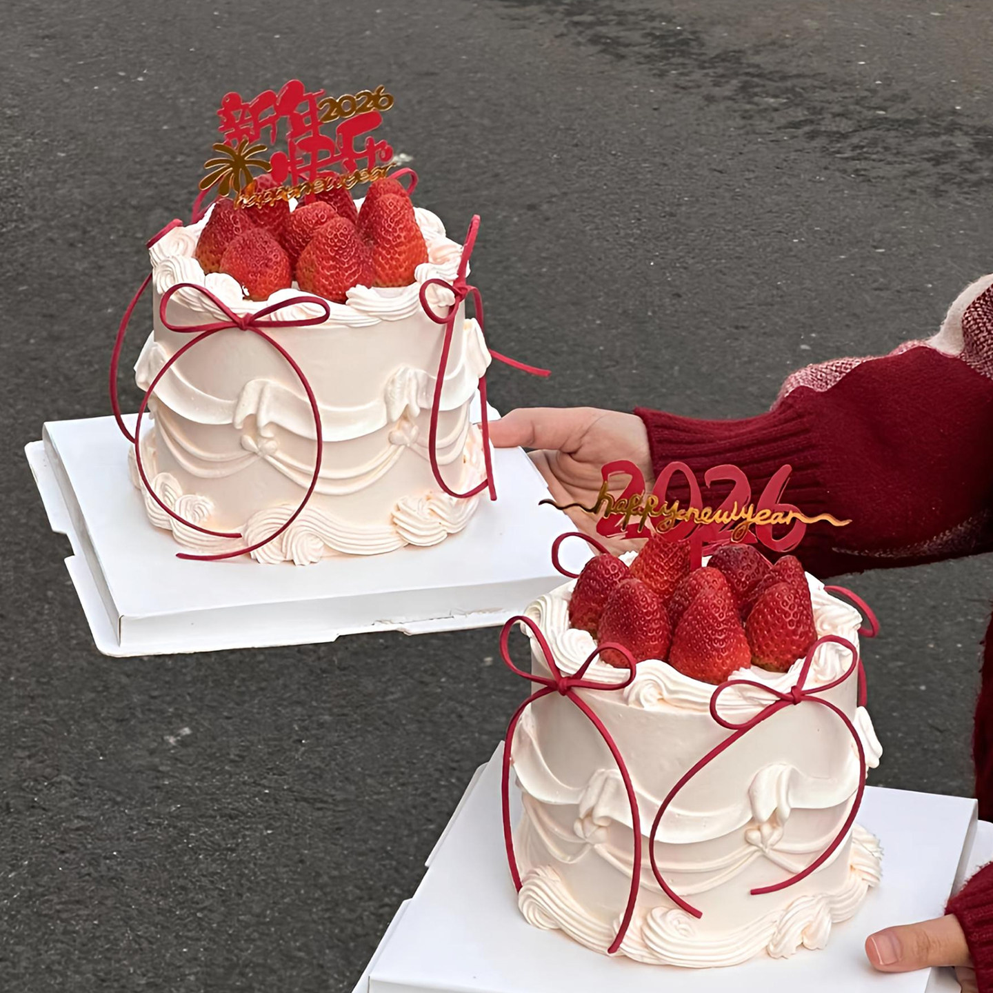 包邮2026新年快乐HappyNewyear红金跨年马年亚克力蛋糕装饰插件,淘宝优惠券,粉丝福利购,淘宝优惠卷