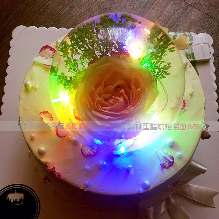 生日蛋糕装饰摆件派对装扮小夜灯氛围灯情景浪漫铜线暖色小串灯,淘宝优惠券,粉丝福利购,淘宝优惠卷