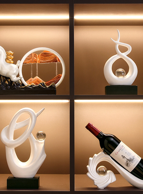 轻奢高档酒柜电视柜装饰好物