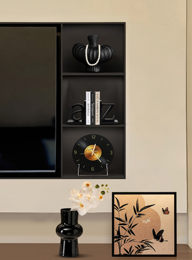 中古风电视柜装饰摆件2026新款