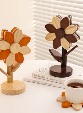 创意向日葵餐垫餐桌台面碗垫隔热