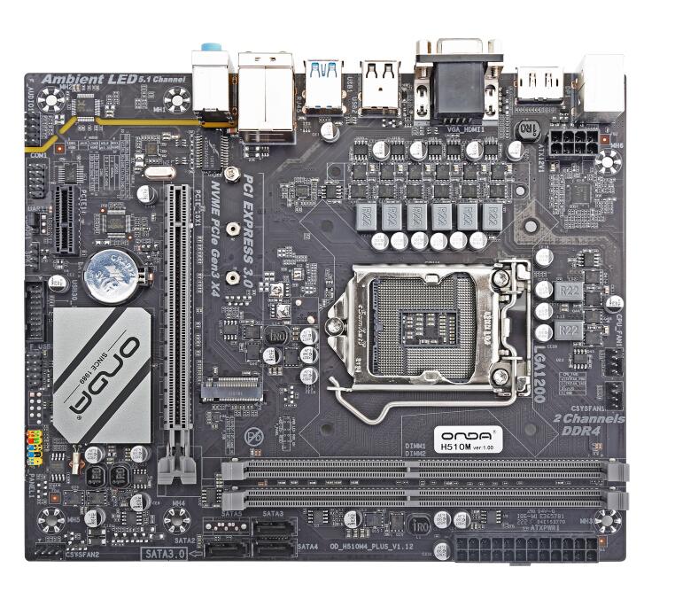 昂达H510M/B560英特尔LGA1200针DP M.2 DDR4千兆支持10代11代主板 - 图0