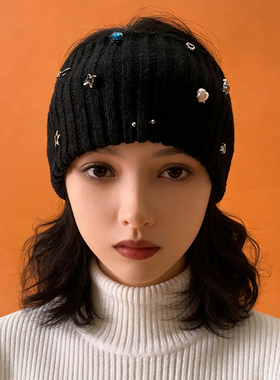 加宽发带女保暖加厚针织头带