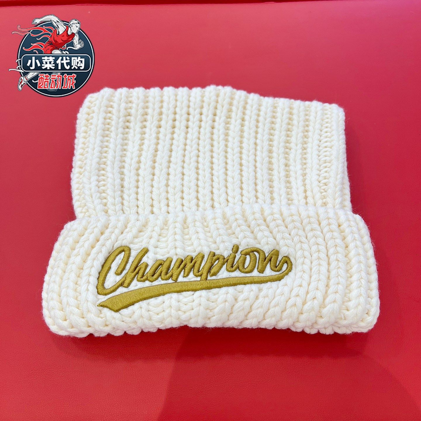 Champion冠军男女童25秋复古学院刺绣潮流毛线针织帽子UW2F5JF34,淘宝优惠券,粉丝福利购,淘宝优惠卷