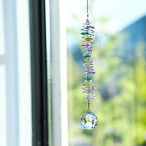 Crystal Wind Bell Pendant Water Crystal Ball Sun Catcher Pendant Dream Rainbow Home Garden Window Decoration Hanging