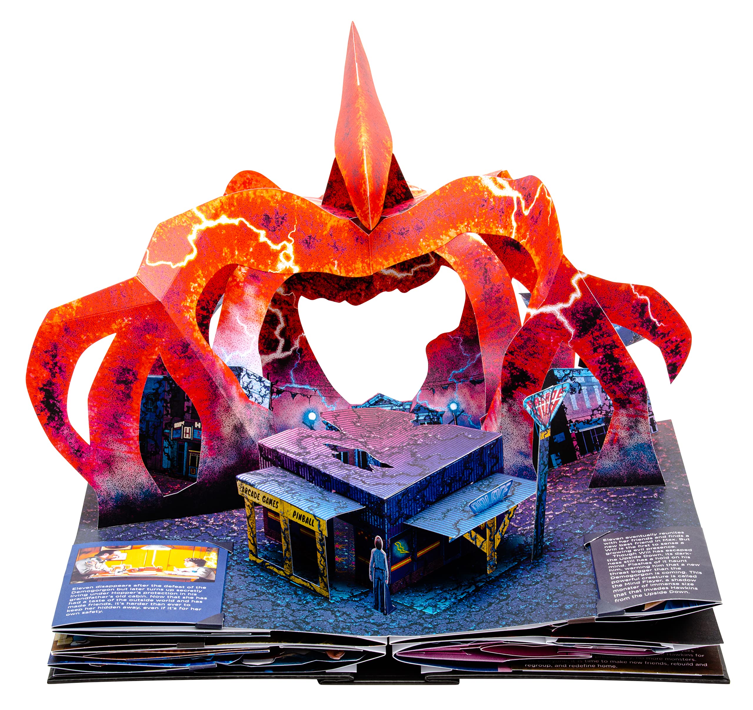 预售英文原版怪奇物语3d艺术立体书 Stranger Things The Ultimate Pop Up Book Netflix网飞奇幻美剧电影终极弹窗书周边-图1