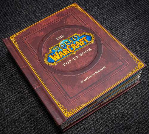 魔兽世界立体书英文原版 The World of Warcraft Pop-Up Book暴雪Blizzard官方出品游戏周边 3D纸雕创意书全彩大开本-图1