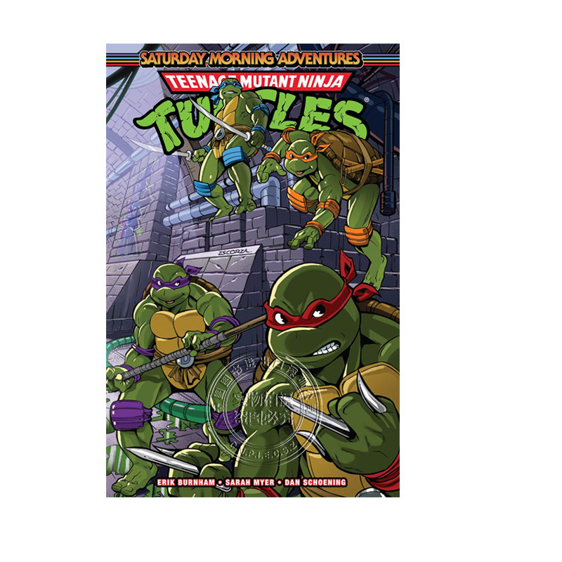 英文原版漫画 忍者神龟:星期六早上的冒险 第三卷 Teenage Mutant Ninja Turtles: Saturday Morning Adventures 3 故事书合集