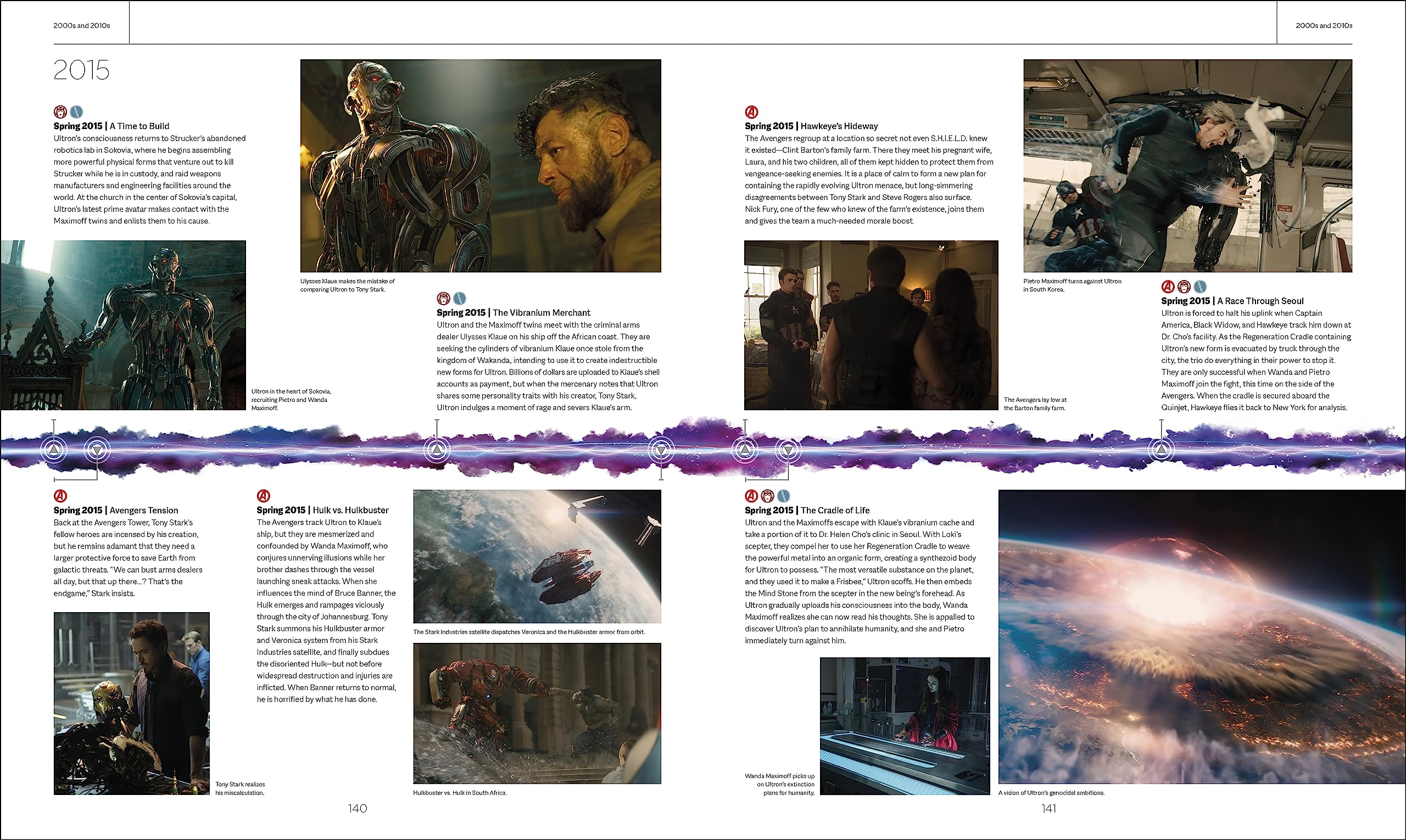 英文原版 漫威工作室漫威电影宇宙官方时间表 剧照 Marvel Studios The Marvel Cinematic Universe An Official Timeline - 图1