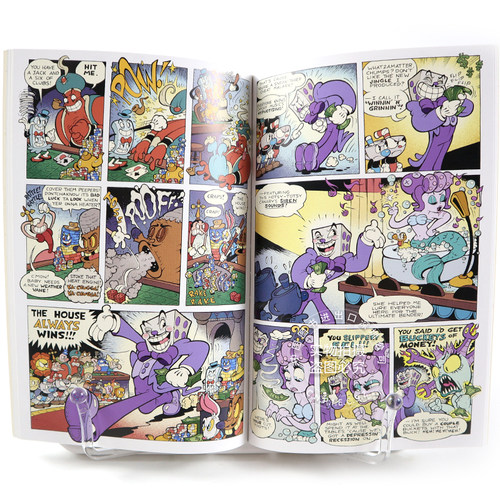 英文原版 茶杯头官方漫画书 Cuphead Volume 1: Comic Capers & Curios 冒险故事小说 黑马出版社 - 图1