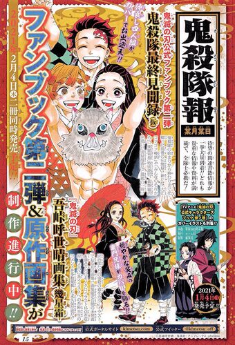 现货【深图日文】鬼灭之刃 粉丝书第2弹+吾峠呼世晴画集 几星霜 鬼杀队最终见闻录 2册套装 日本原装进口 正版书 漫画周边 - 图3