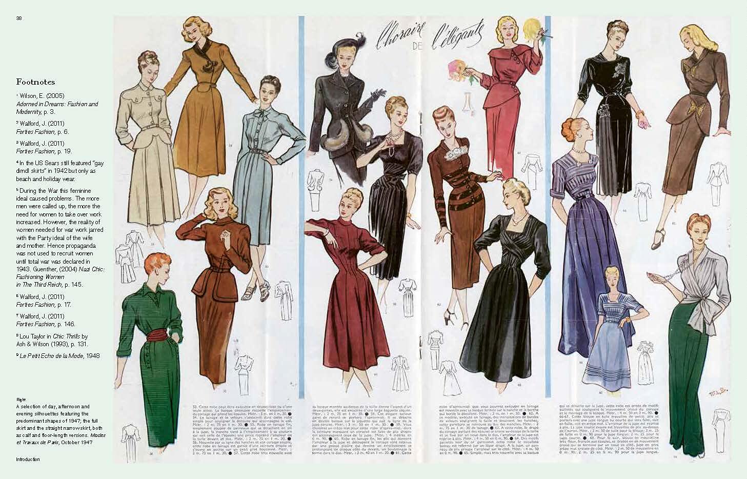 英文原版1940s Fashion 19世纪40年代的时尚指南 服装设计历史指南画册 The Definitive Sourcebook 进口英文版正版书籍