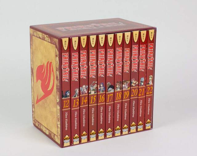 Original English comic Fairy Tail 12-22 volumes boxed collection edition with sticker FAIRY TAIL Magical Boy Hiro Mashima comics peripheral genuine imported books
