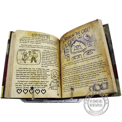 英文原版 Gravity Falls: Journal 3 怪诞小镇日志 迪普日记3 儿童英语冒险故事书青少年课外书 比尔之书The Book of Bill小说 - 图2