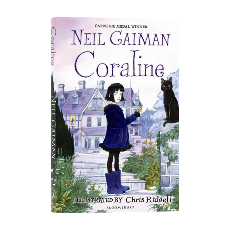 英文原版 鬼妈妈 卡罗琳 Coraline 尼尔·盖曼 Neil Gaiman 儿童青少年课外经典文学读物惊悚奇幻幻想小说 坟场之书姊妹篇 - 图2