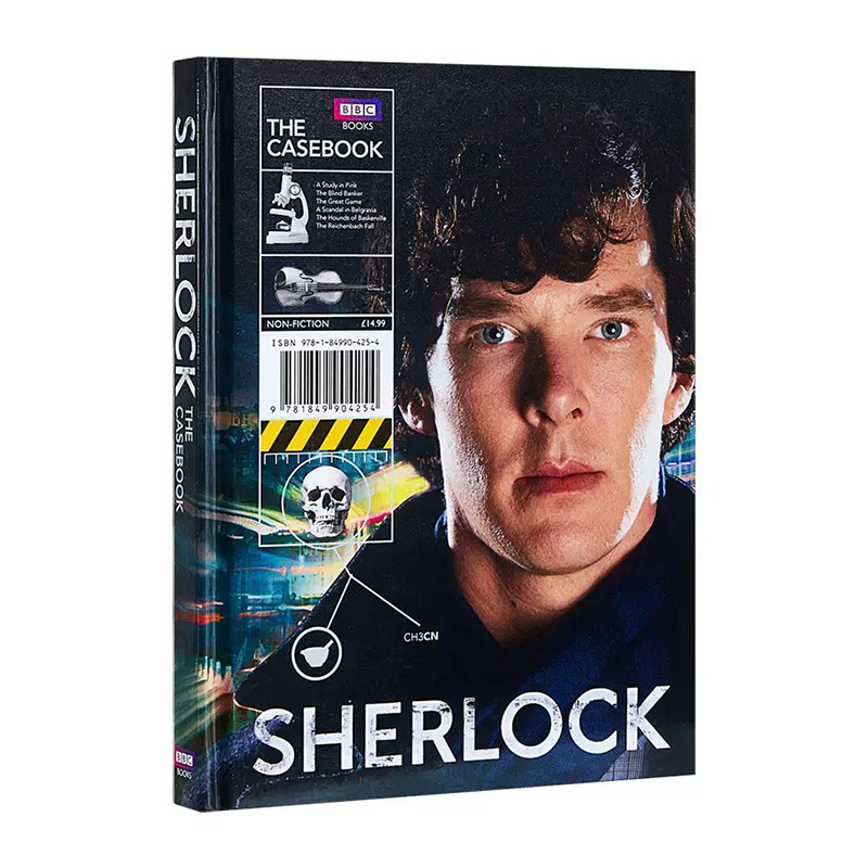 英文原版 神探夏洛克 福尔摩斯 精装 BBC Sherlock the Casebook 周边同期电视剧 侦探悬疑电影热销小说 - 图0