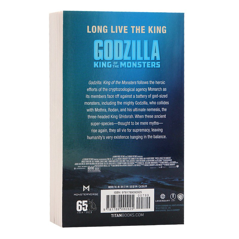 英文原版哥斯拉2：怪兽之王官方电影原著科幻小说 Godzilla King of the Monsters The Official Movie Novelization-图0