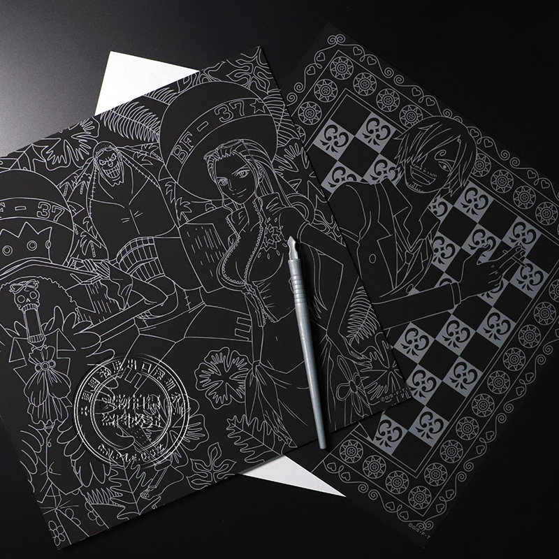 现货包邮 深图日文 海贼王艺术刮画5册 套ワンピーススクラッチアート5冊セット海贼王速写艺术メディアパル 物联网设备 物联网传感器 智能家居及智能设备商城