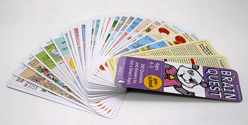 英文原版Brain Quest Preschool 4-5岁 大脑任务智力开发卡片 学前小学生全科练习获奖系列 益智早教启蒙英语读物 进口 正版 - 图3