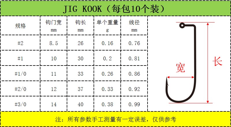 日本GAMAKATSU伽玛卡兹JIG窄幅直柄钩路亚钩软饵软虫鲈鱼鳜鱼专攻 - 图3