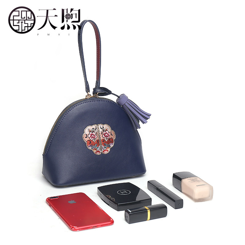 女2020新款复古刺绣中国风斜挎包 pmsix女士包袋