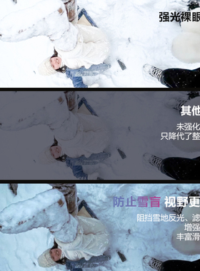 滑雪眼镜磁吸护目镜女防风防雾近视可戴眼镜登山雪地防眩光专用男