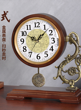 汉时客厅台钟创意家用音乐报时