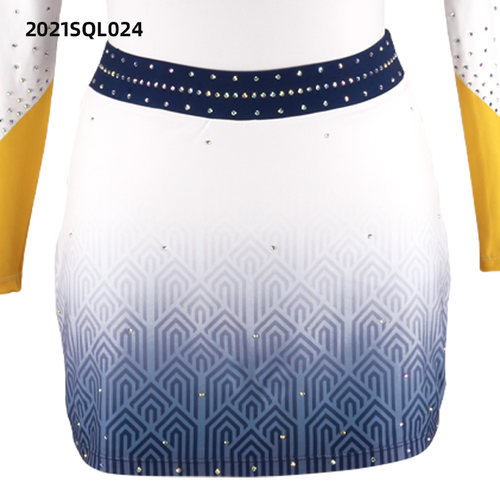 新款啦啦操服装女男儿童款啦啦队表演比赛服队服定制花球服装赛服 - 图2