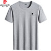Pure cotton round neck half sleeve summer thin daddy outfit