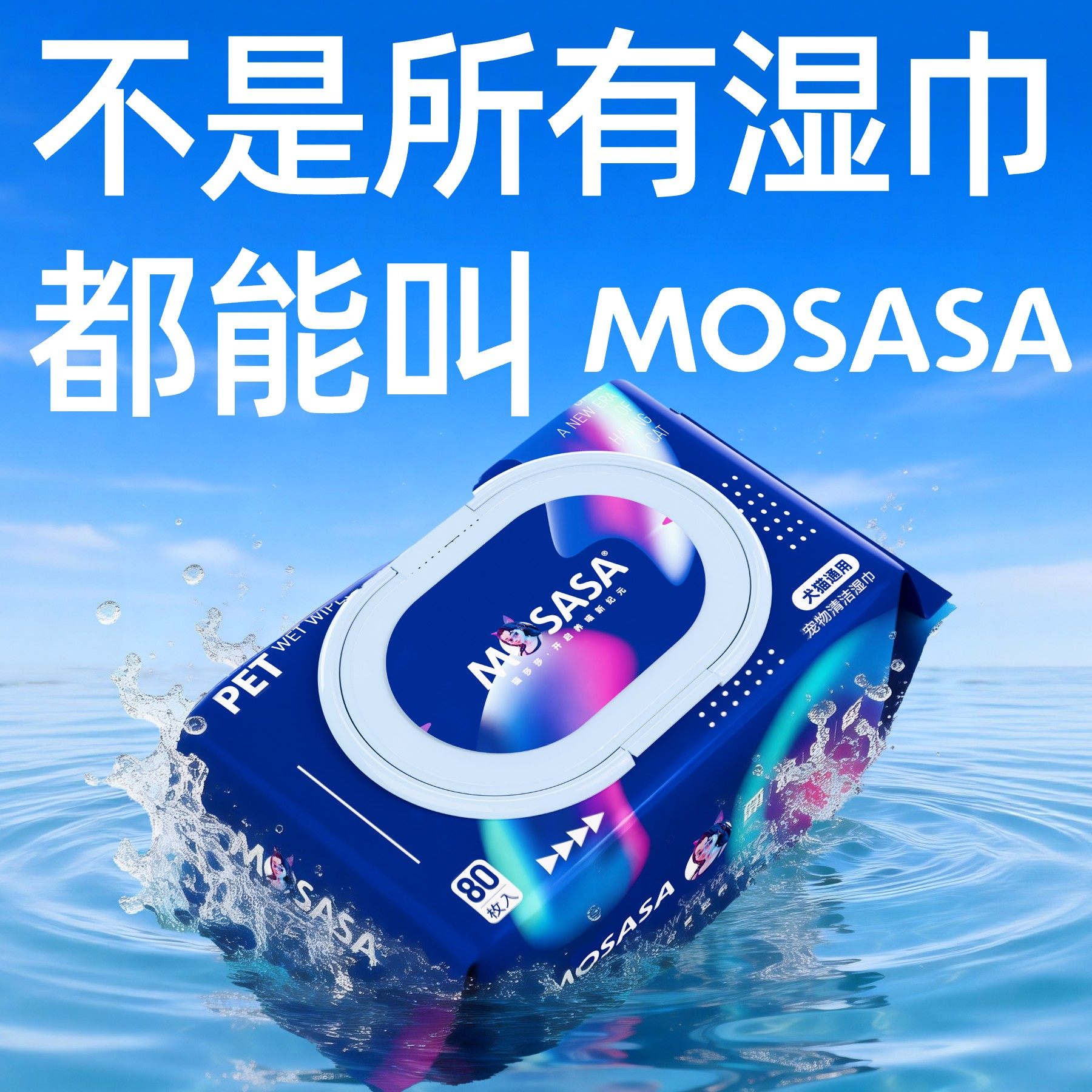 猫莎莎宠物清洁湿巾80片猫咪狗狗无酒精加厚耐用大包装清洁用品,淘宝优惠券,粉丝福利购,淘宝优惠卷