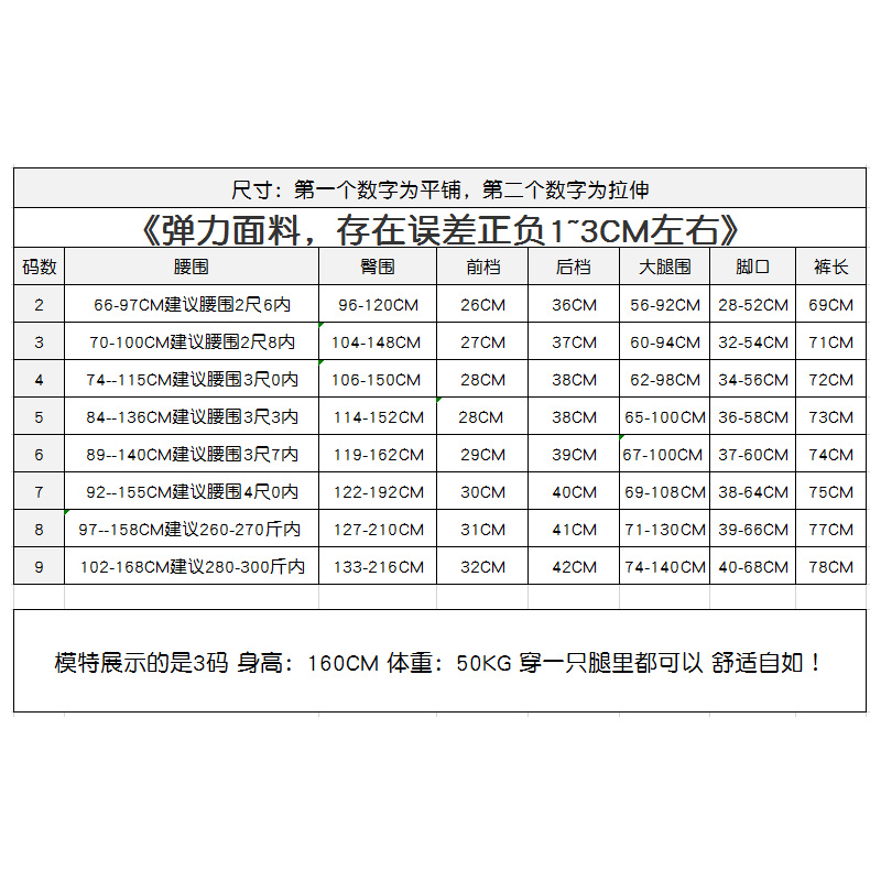 大码女装特肥弹力显瘦七分裤子 胖妹妹加肥打底中裤 300斤马裤女