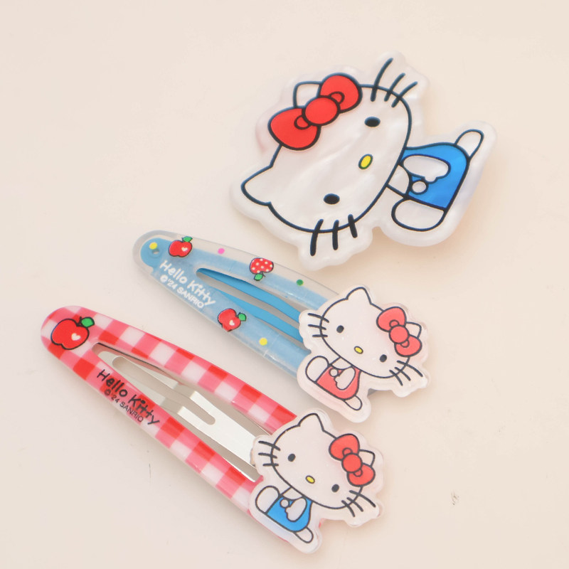 三丽鸥正版授权凯蒂猫红色系列发夹亚克力材质可爱喜庆过年头饰,淘宝优惠券,粉丝福利购,淘宝优惠卷