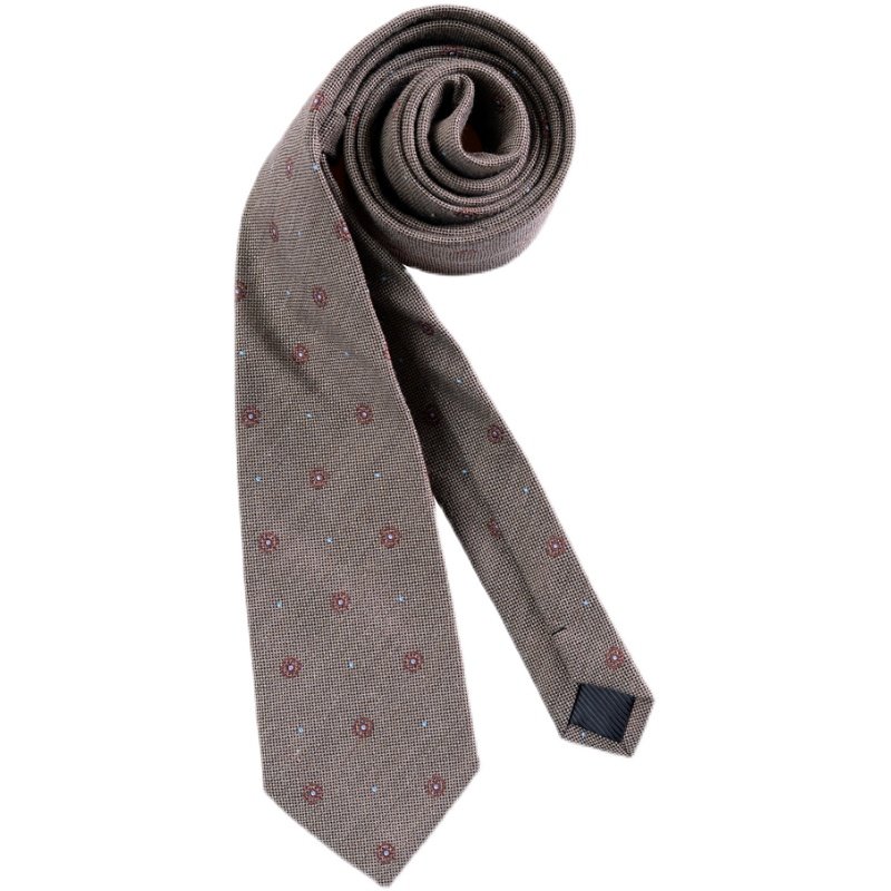 新潮棕色系领带正装男时尚复古咖啡色jk配饰女休闲免打学院风条纹,淘宝优惠券,粉丝福利购,淘宝优惠卷