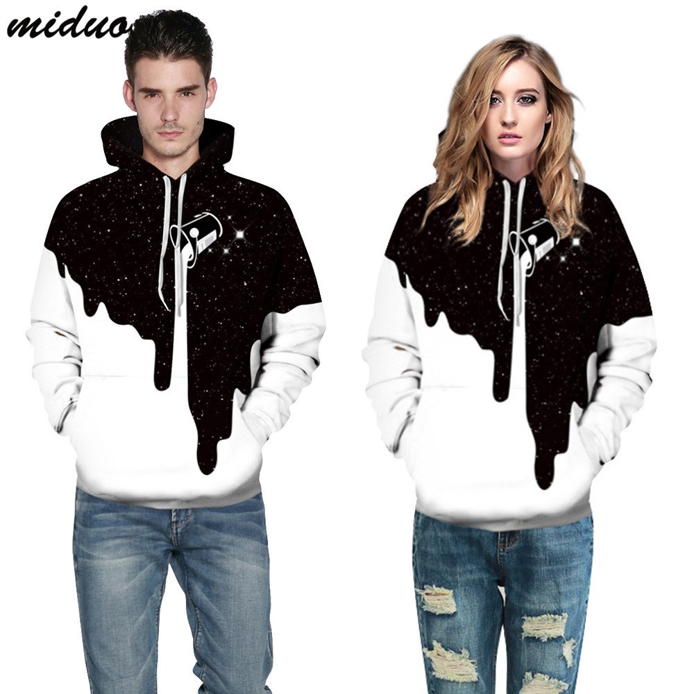 Men's fall and winter wear fashion print hoodiesкуртка-图0