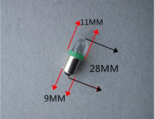 DC AC 6V 6.3V  LED卡口小灯珠指示灯辅助灯电珠灯泡BA9S灯泡 - 图0