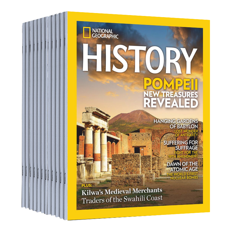 【订阅/单期】National Geographic History 2023/24年6期订购 美国国家地理历史特刊英语英文国外杂志期刊 - 图0