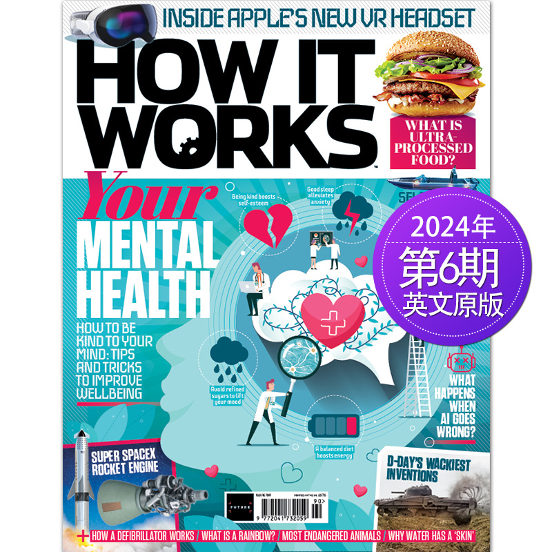 【单期现货/订购】How It Works2023/24年13期订阅英国原版自然科学科普杂志初中学生青少年英文读物2022年打包过期刊外刊物英语书 - 图0